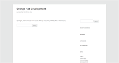 Desktop Screenshot of orangehatdev.com